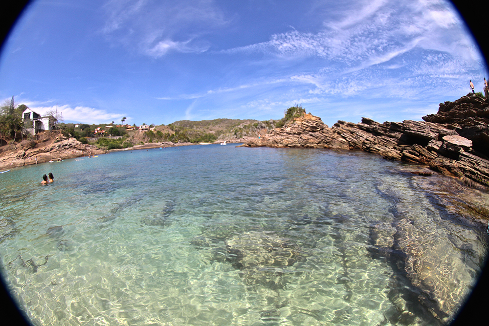 Ferradurinha, ótima praia para SUP, natação, snorkel.