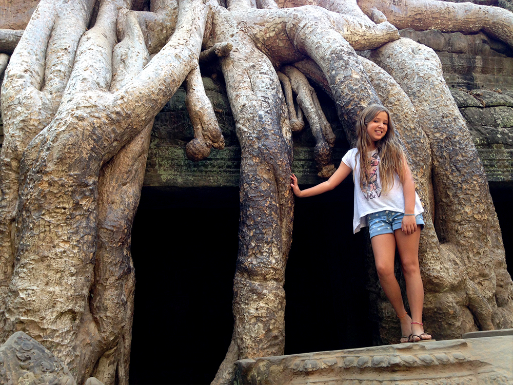 Angkor Wat, parte I: cenário de filme para crianças