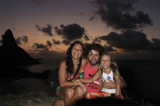 Por do sol em noronha