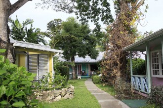 As ruas e casas de Barbados