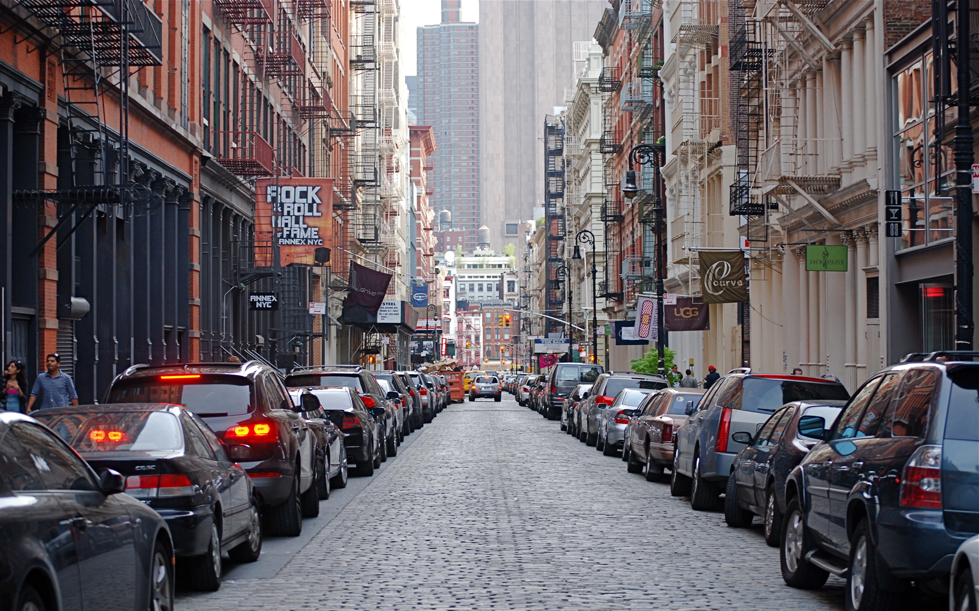 A Mercer Street, no Soho, bairro que a gente mais gosta em NY