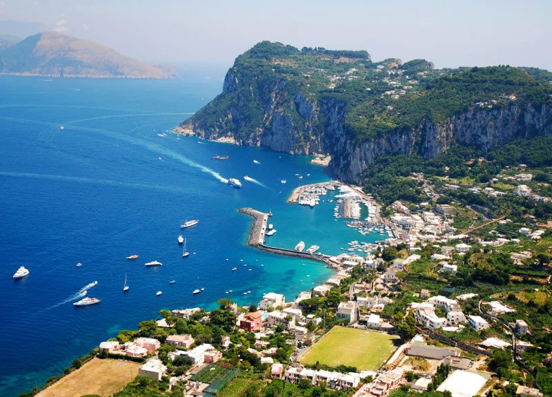 Europa em julho : Ilha de Capri