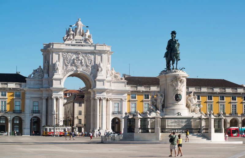 O que fazer em Portugal: O Arco da rua Augusta na Praça do Comércio