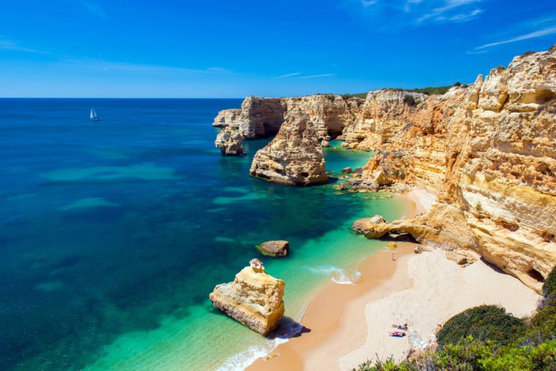 Praias do sul de Portugal