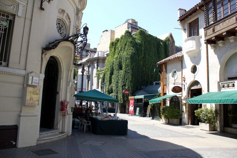 Ruas do Barrio Lastarria