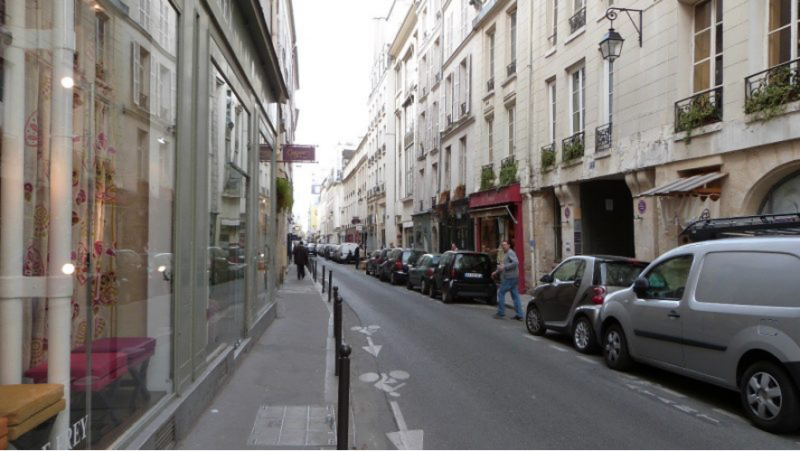 As ruas de Faubourg Saint-Germain