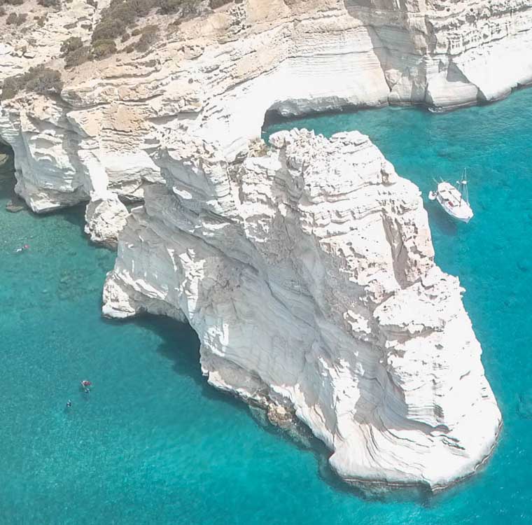 Ilhas Gregas Kleftiko Milos
