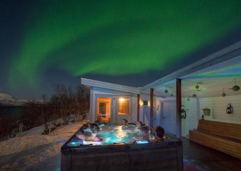 hotéis para ver a aurora boreal