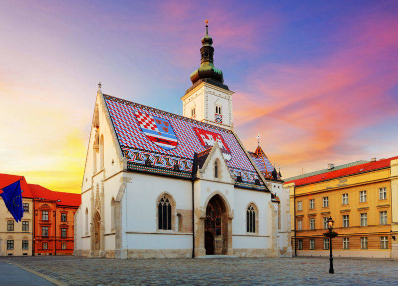 5 destinos baratos na Europa: Zagreb é barata e com muitos atrativos, como a Igreja de St. Mark 5 destinos baratos na Europa: Zagreb é barata e com muitos atrativos, como a Igreja de St. Mark