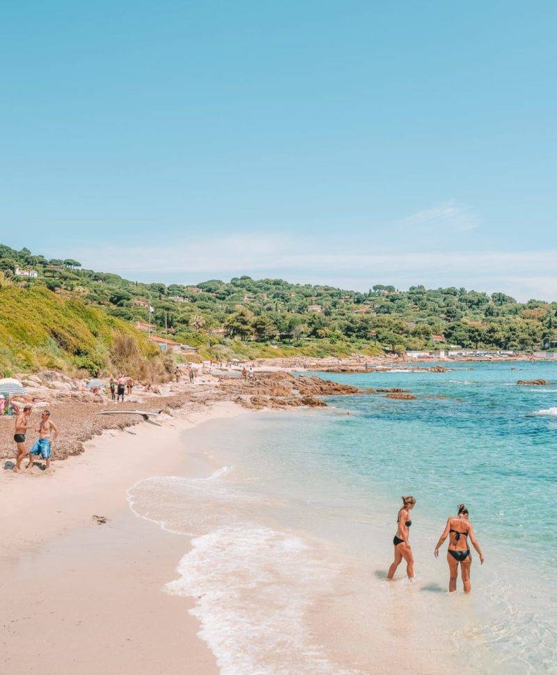 Praias de St. Tropez: a linda Plage de l'Escalet. Praias de St. Tropez: a linda Plage de l'Escalet.