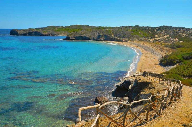 Praias mais lindas de Menorca: Platja d’en Tortuga. Praias mais lindas de Menorca: Platja d’en Tortuga.