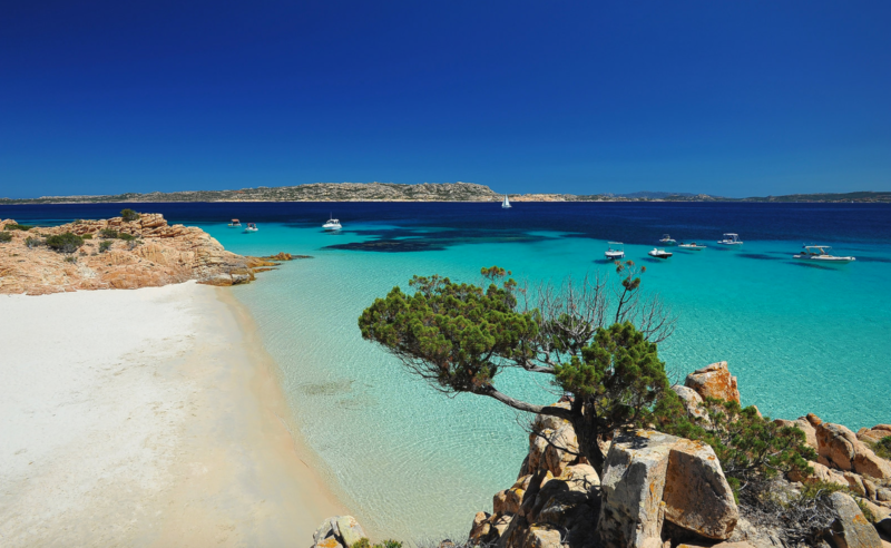 Praias mais lindas de Maddalena: a Cala Soraya, em Spargi Praias mais lindas de Maddalena: a Cala Soraya, em Spargi