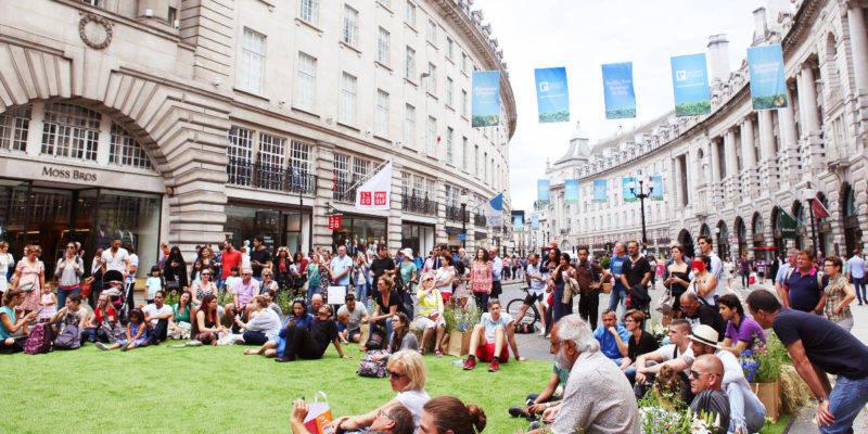 Verão na Regent Street