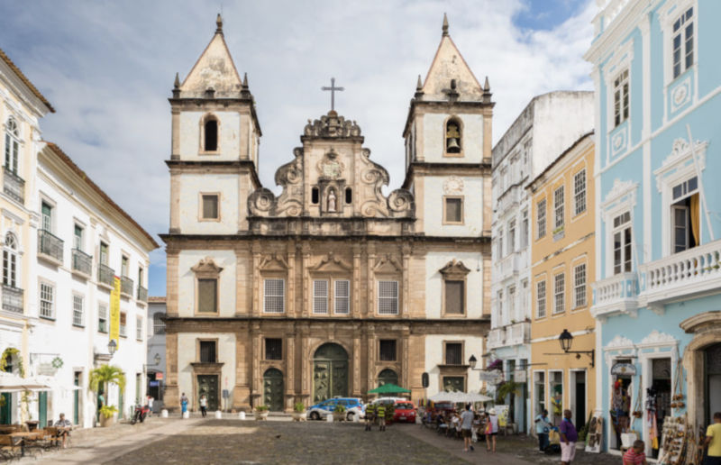 Viagens de carro pelo Brasil depois do Coronavírus: Igreja de São Francisco, em Salvador. Viagens de carro pelo Brasil depois do Coronavírus: Igreja de São Francisco, em Salvador.