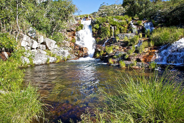 O que fazer na Serra da Canastra: Cachoeira dos Rolinhos O que fazer na Serra da Canastra: Cachoeira dos Rolinhos
