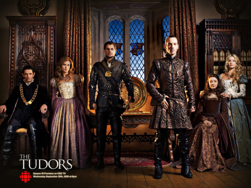 Séries gravadas em Londres: The Tudors.