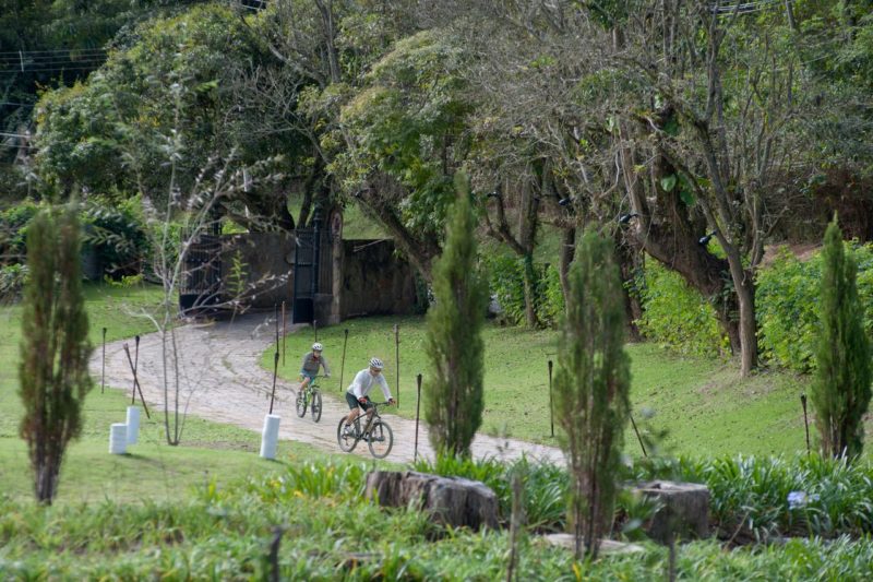 Turismo de isolamento: atividades na natureza do Les Roches incluem bicicleta