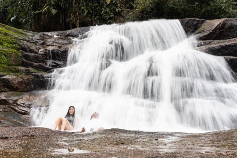 Cachoeiras em Paraty e Cunha: na foto, a das Sete Quedas