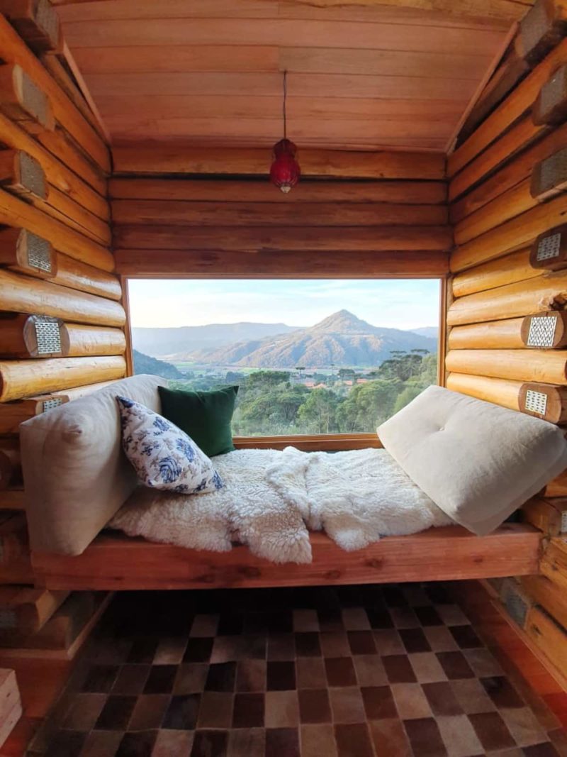 Chalé para alugar em Urubici: a cabana da Cordilheira tem essa vista linda