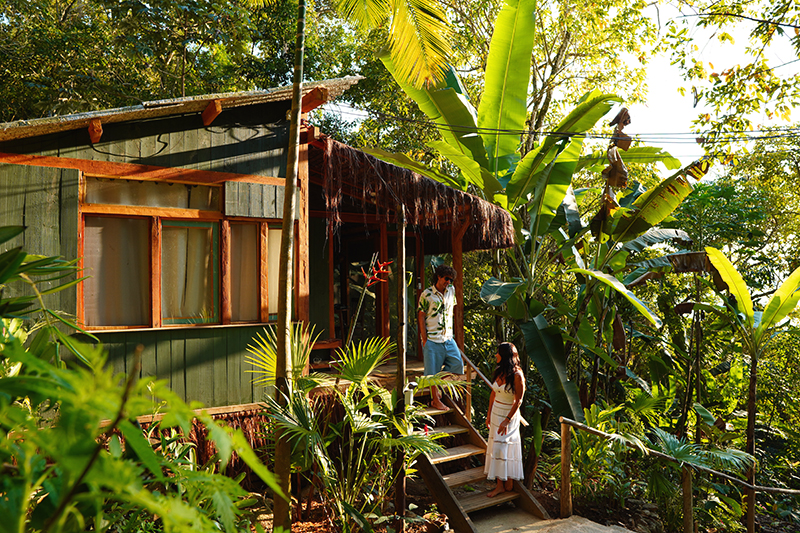 Pousadas em Paraty: a cabana da Floresta da Casa Luz