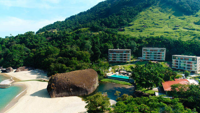 Vista da área do Club Med, em Rio das Pedras.