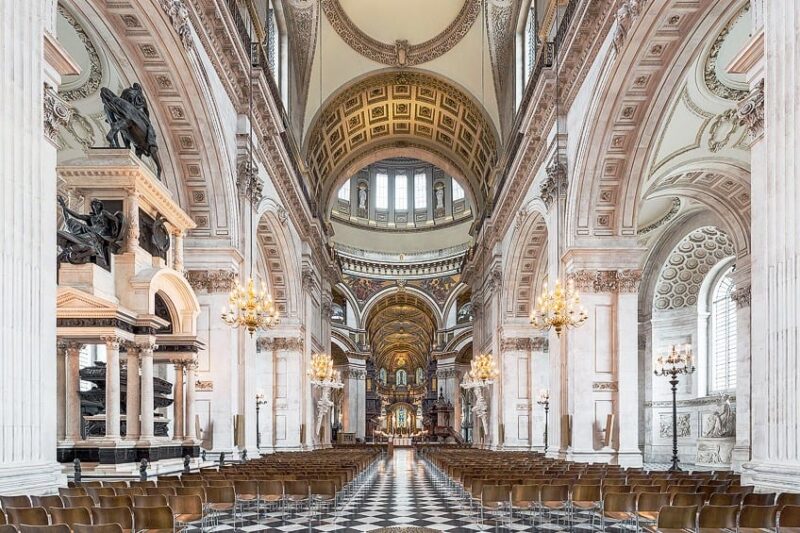 St Paul cathedral, onde Princesa Diana e Príncipe Charles de casaram