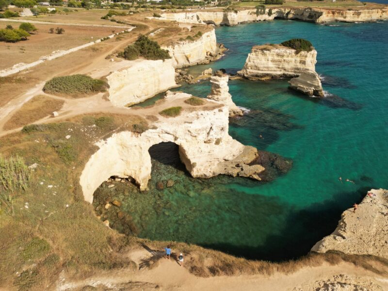 Praias mais lindas da Puglia: Torre Sant'Andrea 