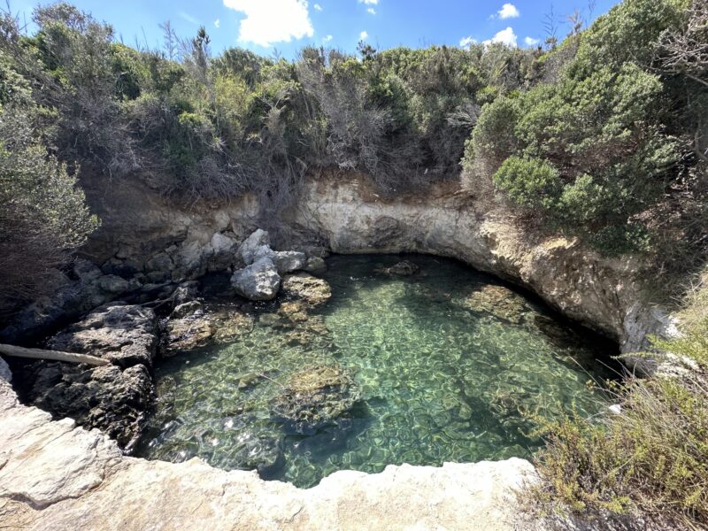 piscinas naturais da Puglia