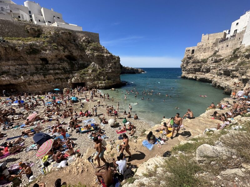 Roteiro Puglia: praia cheia em julho, mas ainda assim lindo