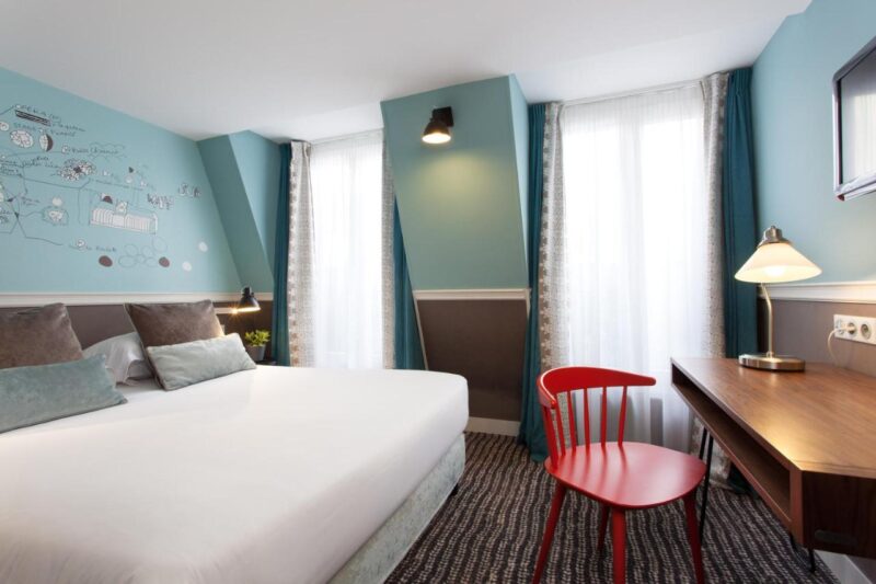 hotel barato em Paris: quarto ótimo do 3 Poussin