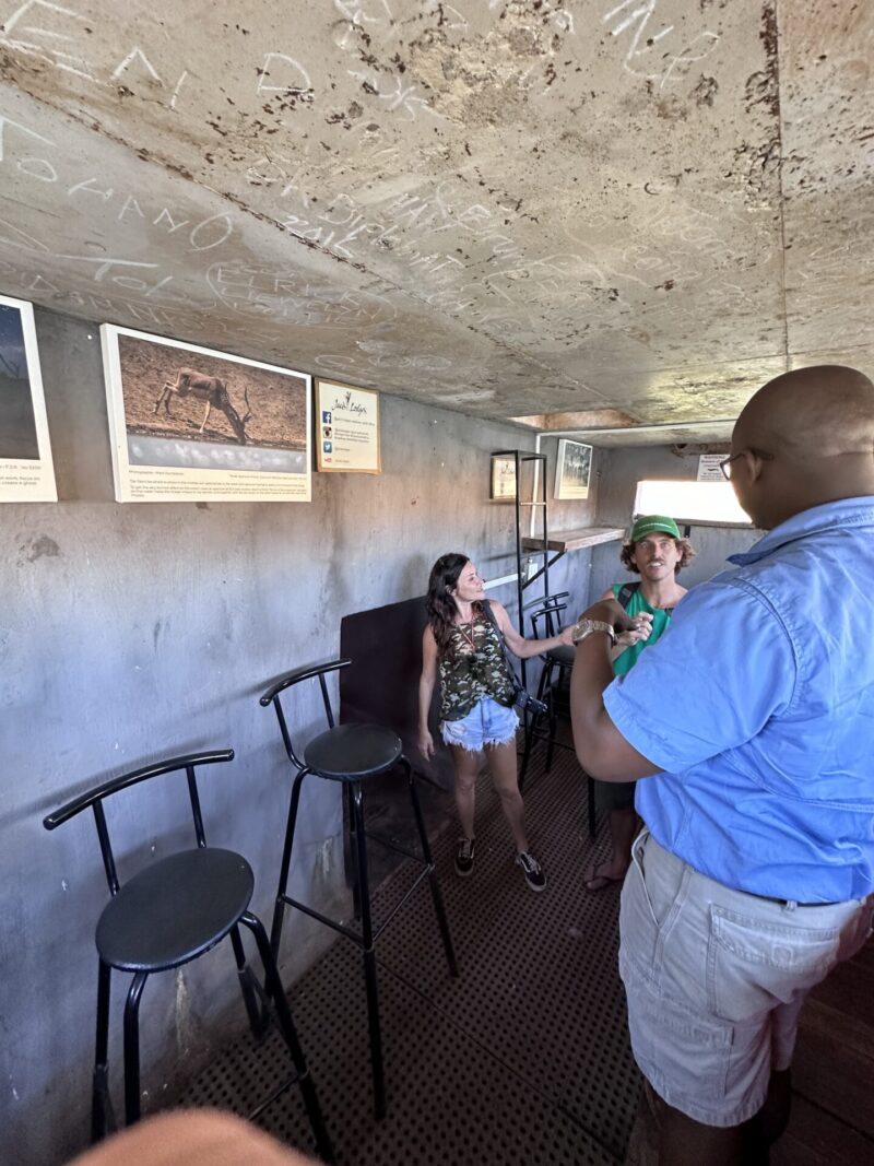 onde fazer safari na africa do sul: O bunker por dentro