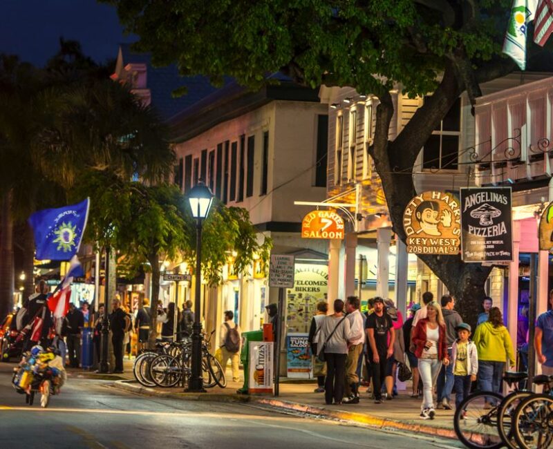 o que fazer em Key West de noite
