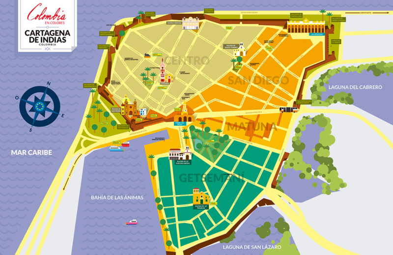 mapa cartagena 