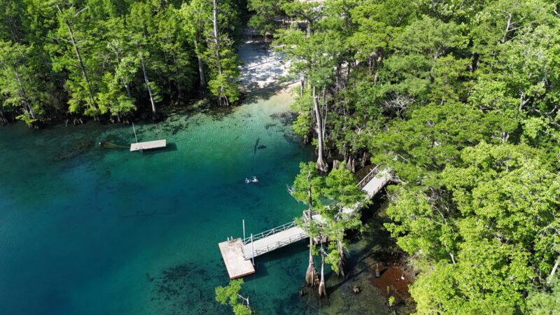 Morrison Springs: nascentes da Flórida perto de Pensacola