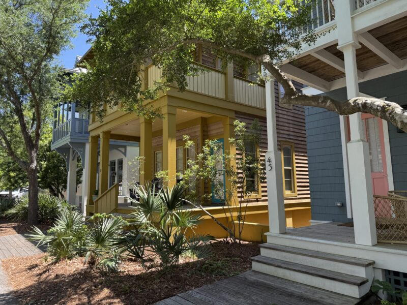 Casas típicas de Seagrove, Watercolor e Rosemary Beach