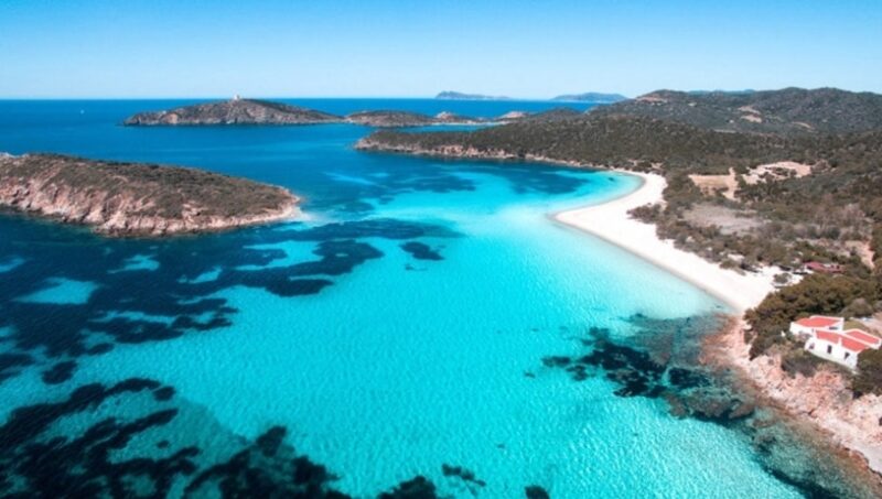 A praia de Tuerreda, no sul da Sardenha