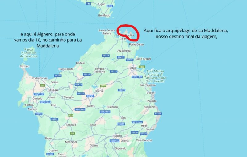 Onde fica La Maddalena
