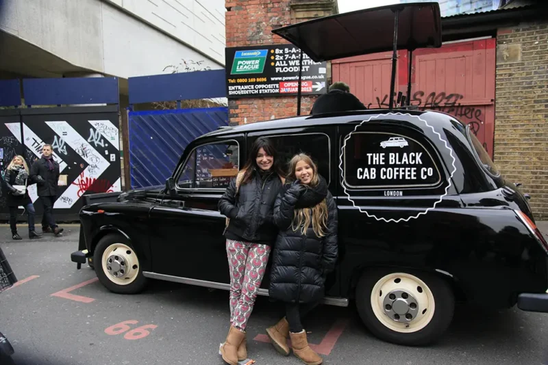 Os cafés em East London