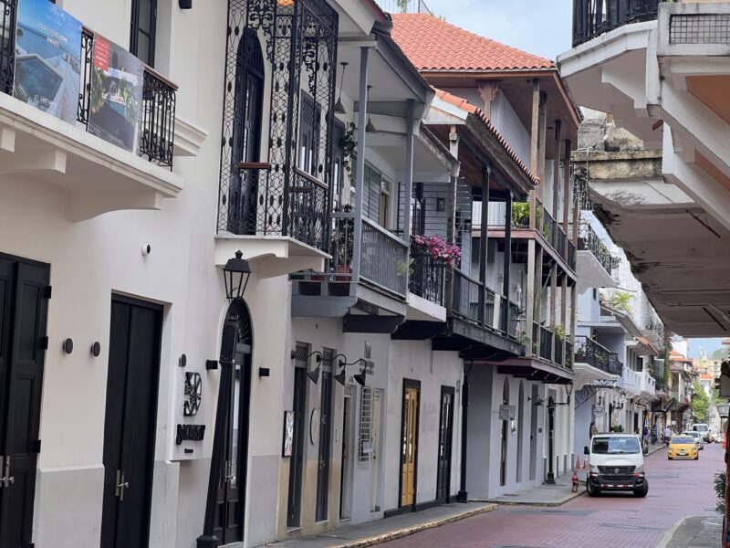 as ruas de Casco Viejo, na cidade do Panamá